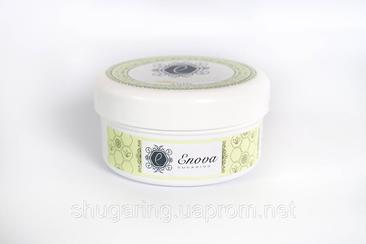 Цукрова паста ENOVA 250 г Sugaring суперм'яка (жовта з ароматом лимона)
