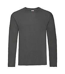 Чоловіча легка футболка з довгим рукавом темно-сіра 428-GL