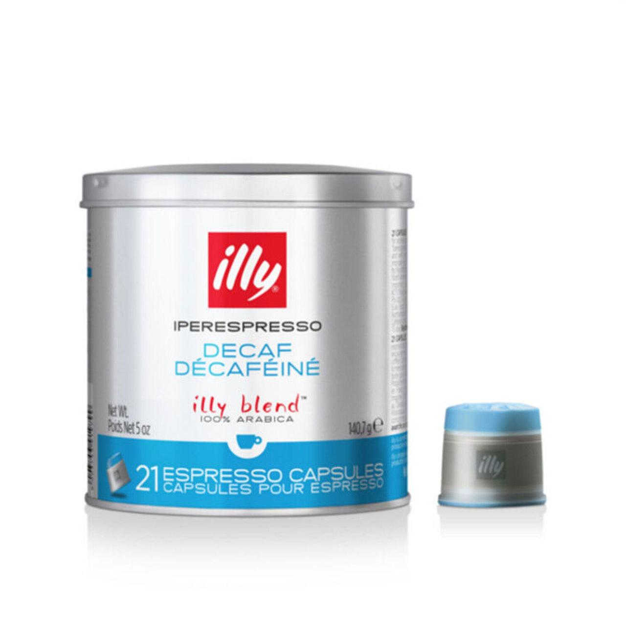 Кава в капсулах illy IperEspresso Decaffeinated 21 шт Італія іллі айпер без кофеїну