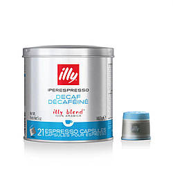 Кава в капсулах illy IperEspresso Decaffeinated 21 шт Італія іллі айпер без кофеїну