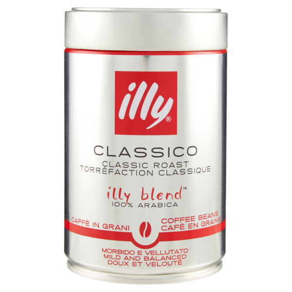 Кава в зернах illy Classico 250 гр з/б Італія Іллі Класико середнього обсмажування Класичний