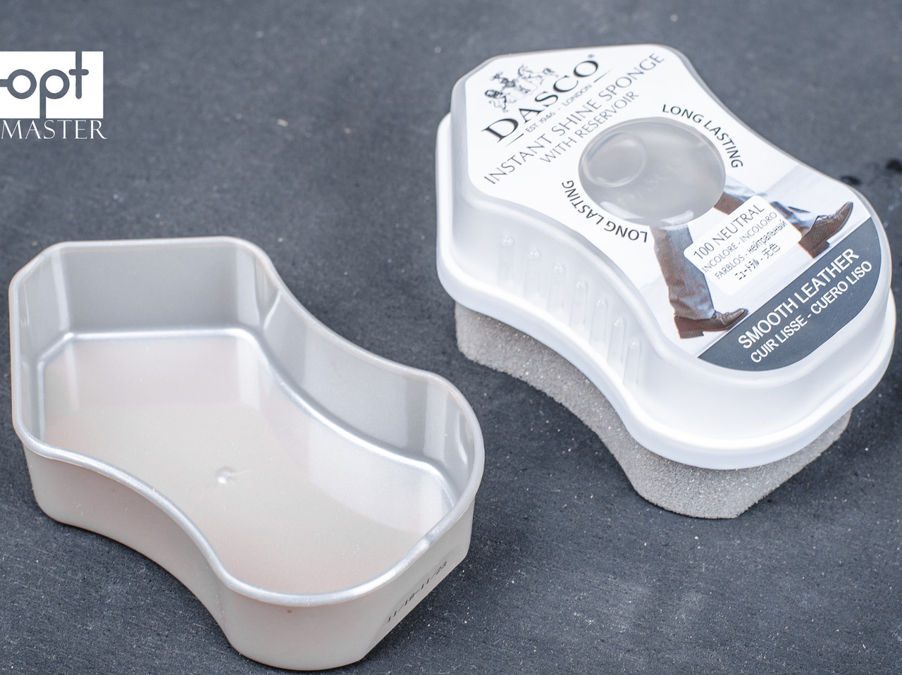 Губка для взуття з дозатором DASCO Instant Shine with Sponge reservoir, нейтральний