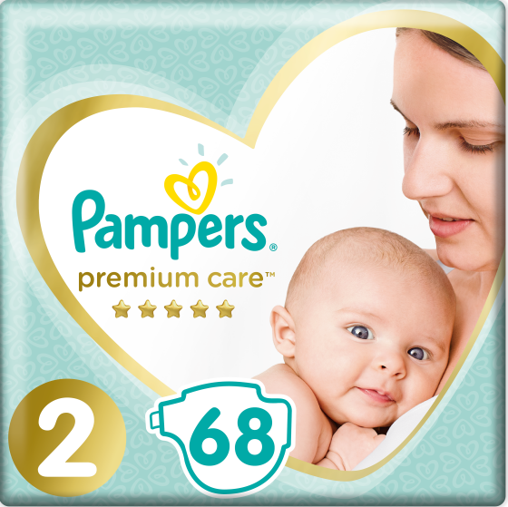 Подгузники детские Pampers Premium Care New Baby 2 (4-8 кг) Econom Pack 68 шт - фото 2 - id-p198991839