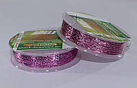 Люрекс нитка Адель No08 рожевий