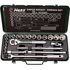 Набір інструментів 1/2" 8-32 мм HANS 4624M (24 предмета)