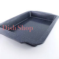 Деко для випікання з мармуровим антипригарним покриттям 40х27 см