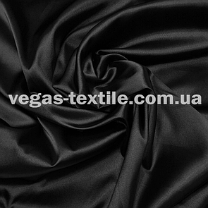Атлас стрейч Чорний