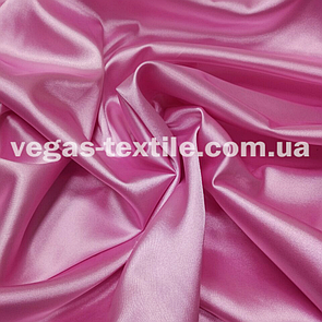 Атлас стрейч Рожевий