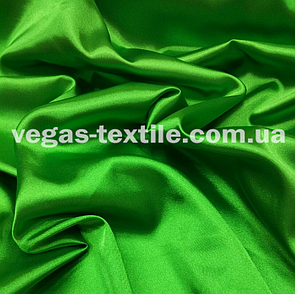 Атлас стрейч Зелений (Трава)