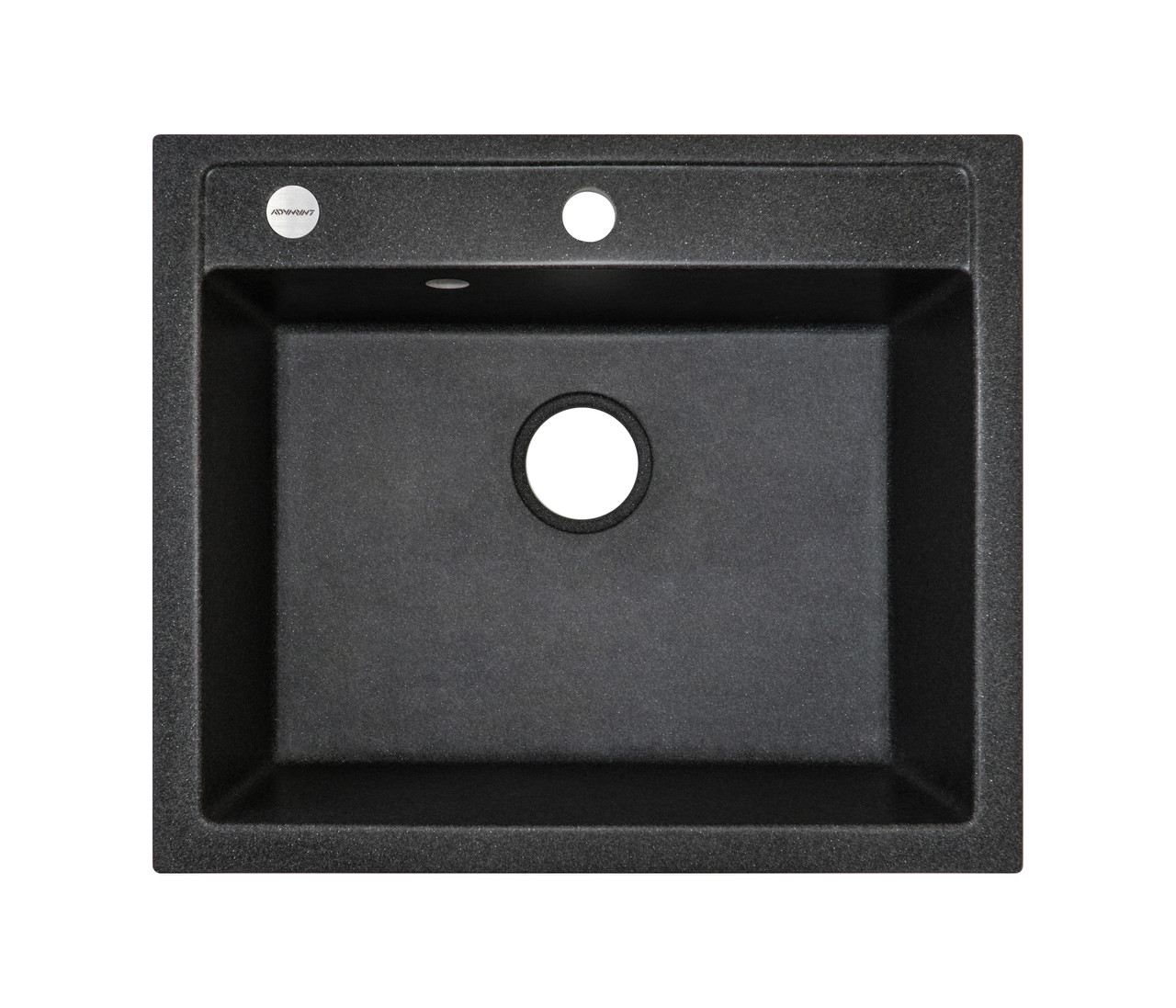 Гранітна мийка Adamant Prizma 13 Graphite 5950 темно сіра, фото 1