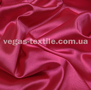 Атлас стрейч Малиновий