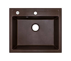 Гранітна мийка Adamant Prizma 05 Brown 5950 коричнева