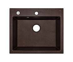 Гранітна мийка Adamant Prizma 12 Mokko 5950 коричнева
