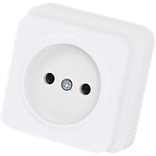 Розетка Gunsan Misya зовнішня біла