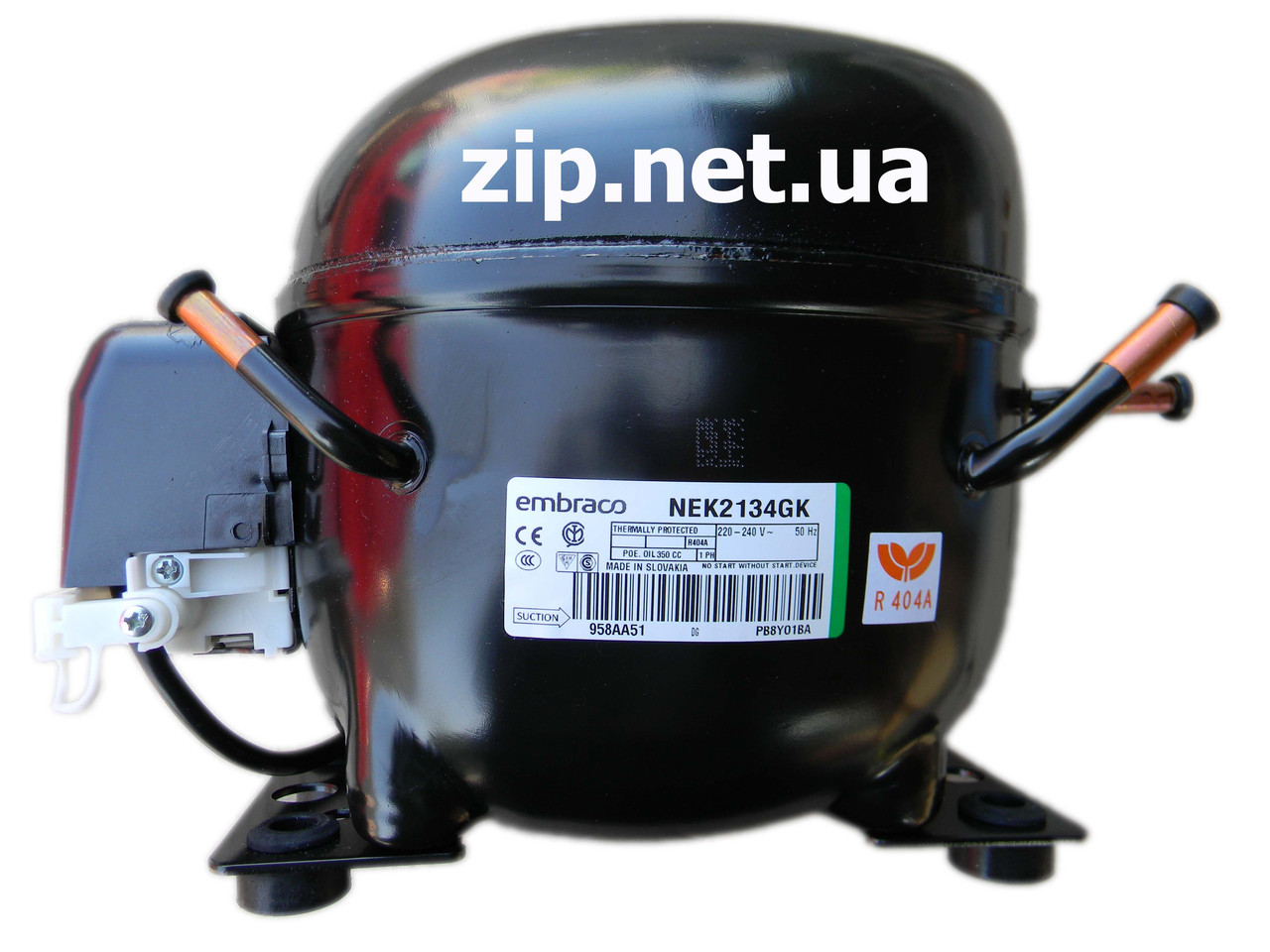 Компресор NEK2134GK, R-404a, R-507, 464 W, (220v), (8.78 куб.), embraco