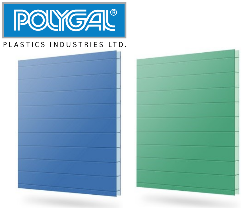 Полікарбонат стільниковий Polygal PolyShade 8мм (Ізраїль)
