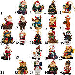 Ялинкова іграшка Ялинка з іграшками, 6 см, зелений, полістоун, декоративна новорічна фігурка (000012-4), фото 2