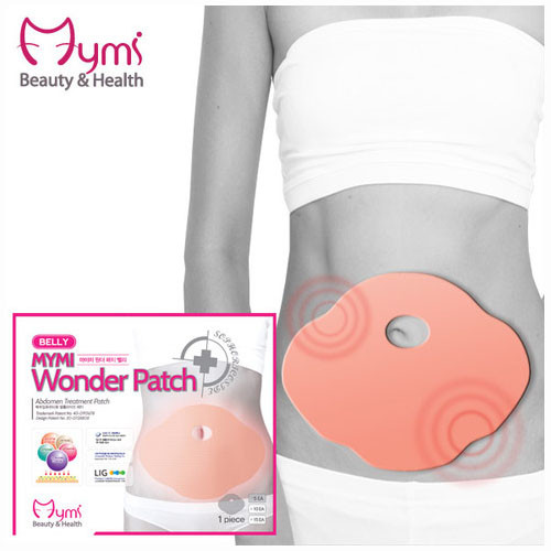 Пластир для схуднення Mymi Wonder Patch подарує плоский животик (5 шт. в уп) Корея