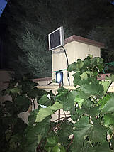Світлодіодний прожектор 25W на сонячній батареї з пультом. Ліхтар сонячний 6500К, фото 3