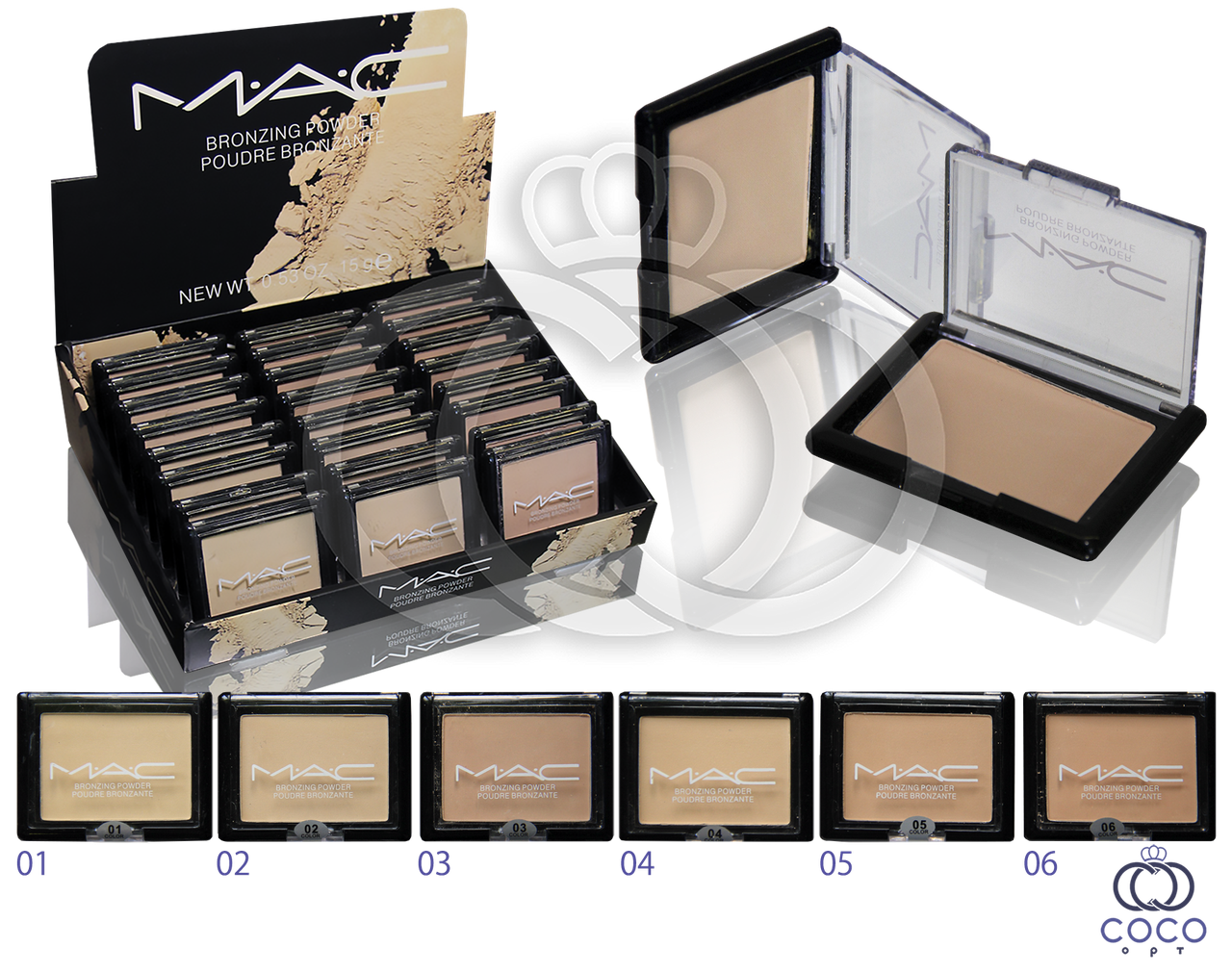 Компактна пудра для обличчя матувальна MAC Bronzing Powder