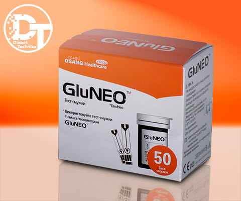 Тест-смужки для глюкометра ГлюНЕО ( GluNEO ) - 50 шт.