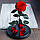 Стабілізована троянда в колбі Lerosh — De Lux 43 см, Червоний, фото 2
