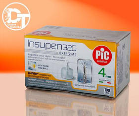 Голки для шприц-ручок Інсупен (Insupen) універсальні 4 мм. - 100 шт.