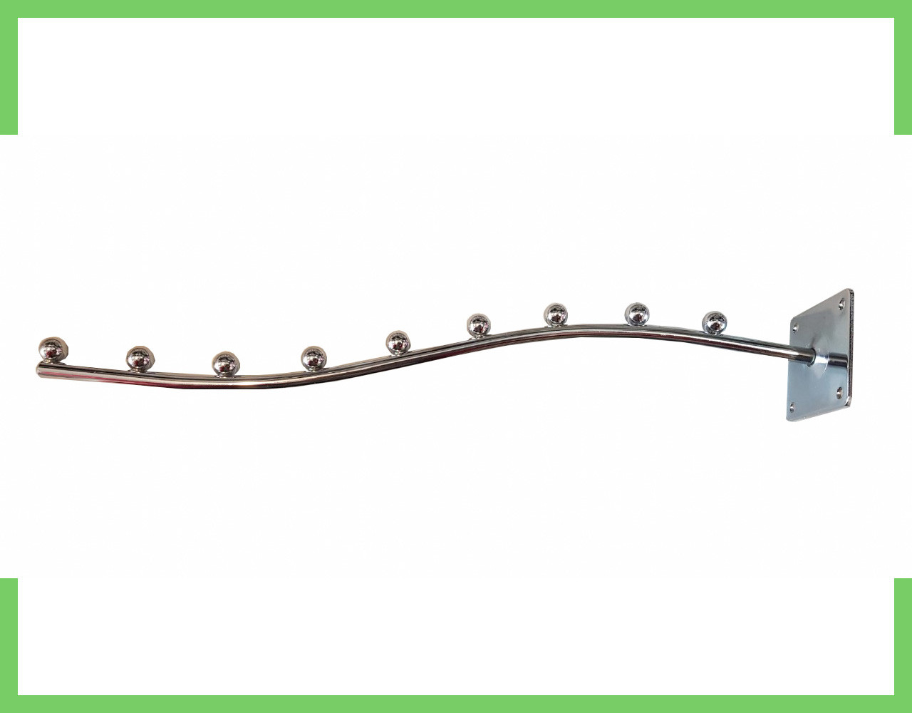 Флейта (кронштейн) настінна "хвиля" 9 кульок 32см, фото 1