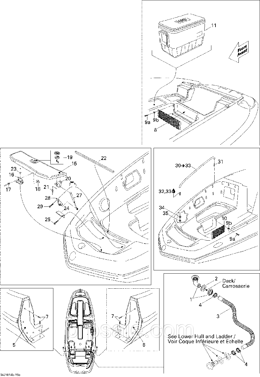 Самонарізний гвинт M5X19 BRP Sea-Doo TAPPING SCREW M5X19