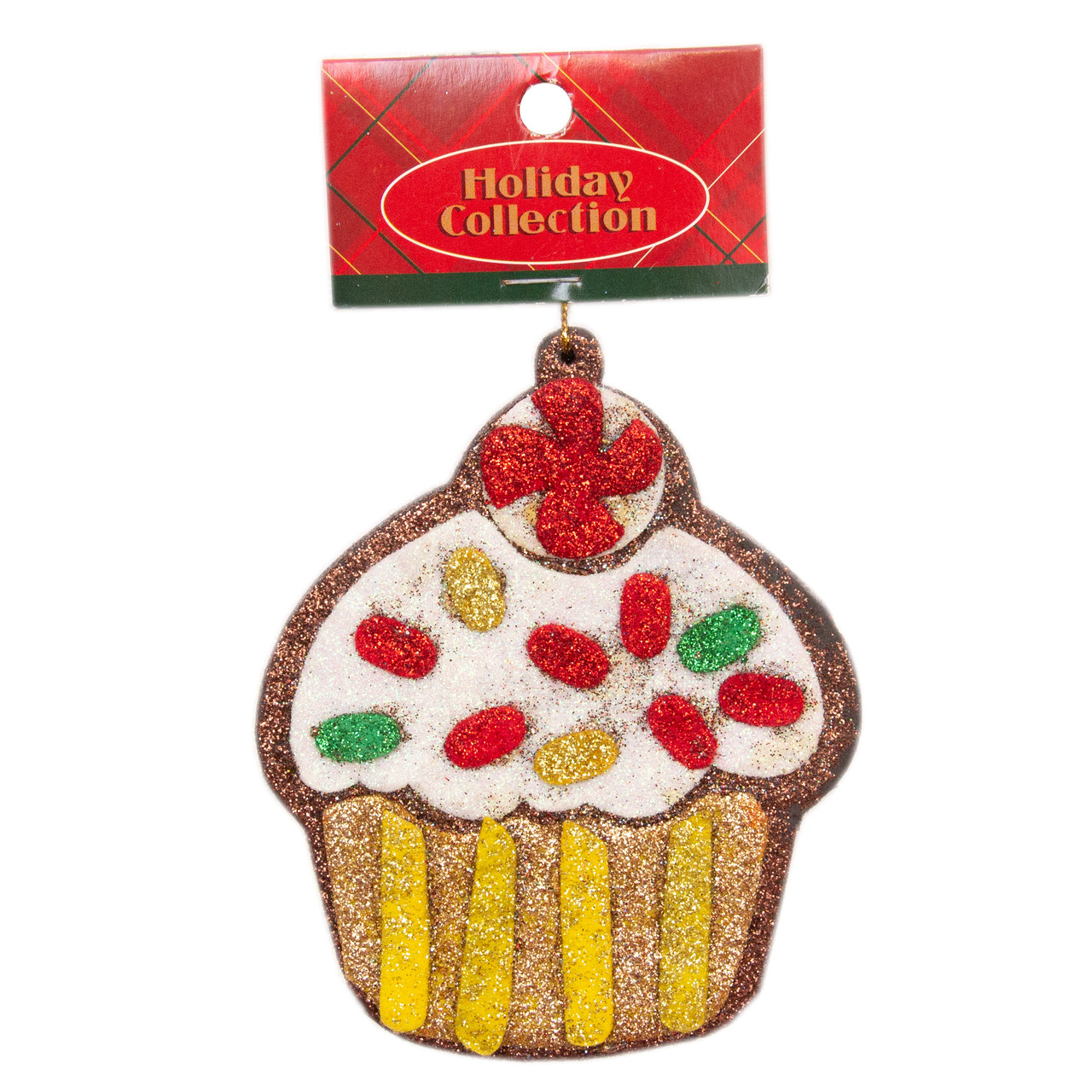 Ялинкова іграшка фігурка Тістечко, 13 см, різнокольоровий, пінопласт (000562-3), фото 1