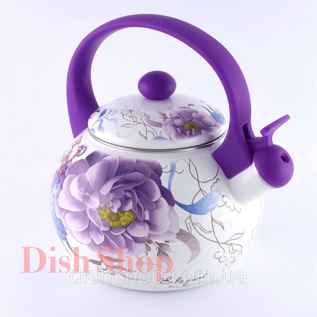 Чайник емальований зі свистком Zauberg, об'єм 2,2 л, фото 1