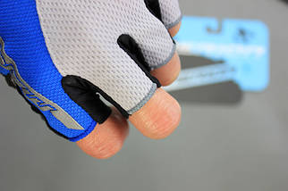 Велорукавиці безпалі Mandater RX Glove (сині), фото 6