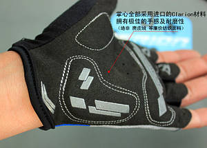Велорукавиці безпалі Mandater RX Glove (сині), фото 2