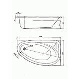 Ванна Kolo SPRING 170x100 з ніжками права, фото 2