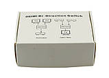 HDMI комутатор / спліттер двонаправлений на 2 порти 4K свитч bi direction Switch Splitter свіч перемикач розгалужувач HDMI ( WD2-1, фото 6
