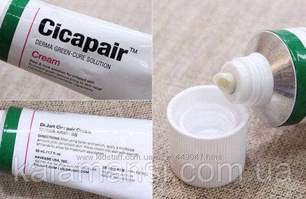 Крем антистресс для лица с центеллой Dr. Jart+ Cicapair Derma Green Solution Cream 50 мл - фото 3 - id-p1023514901