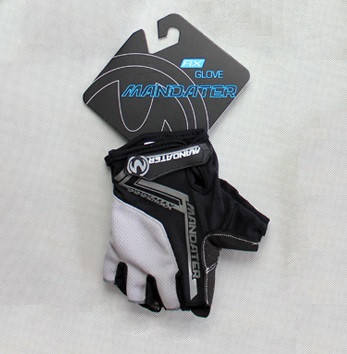 Велорукавиці безпалі Mandater RX Glove (чорні), фото 1