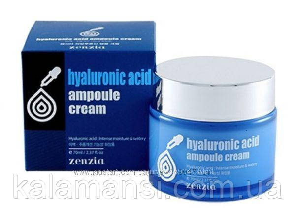 Крем с гиалуроновой кислотой Zenzia Hyaluronic Acid Ampoule Cream 70мл - фото 3 - id-p1023515071