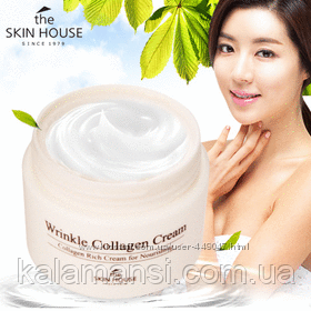 Антивіковий поживний крем із морським колагеном The Skin House Wrinkle Collagen Cream 50 мл, фото 1