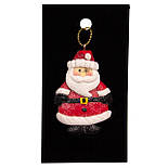 Новорічна ялинкова іграшка - фігурка Дід Мороз, 6 см, червоний, пластик (001040-8), фото 2