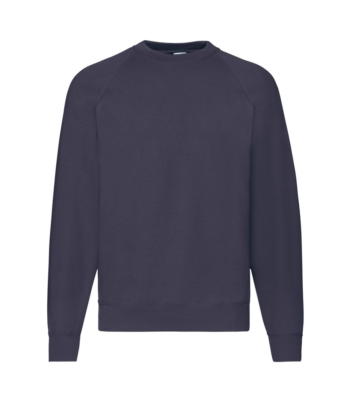 Чоловічий светр-реглан утеплений темно-синій 216-АZ