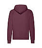 Чоловіча легка толстовка з капюшоном бордова 140-41, фото 2