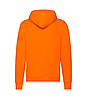 Чоловіча легка толстовка з капюшоном помаранчева 140-44, фото 2