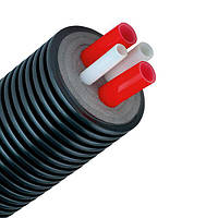 Преізольована труба AustroISOL combi PE-Xa 2-32x2.9+1-25x3.5/175 мм (A175H32S2520)