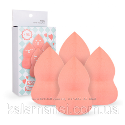Пуф для нанесення тональних основ Apieu Non-Latex Blending Puff