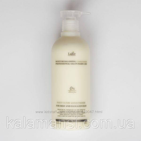 Безсиліконовий зволожувальний кондиціонер Lador Moisture Balancing Conditioner 530 мл, фото 1
