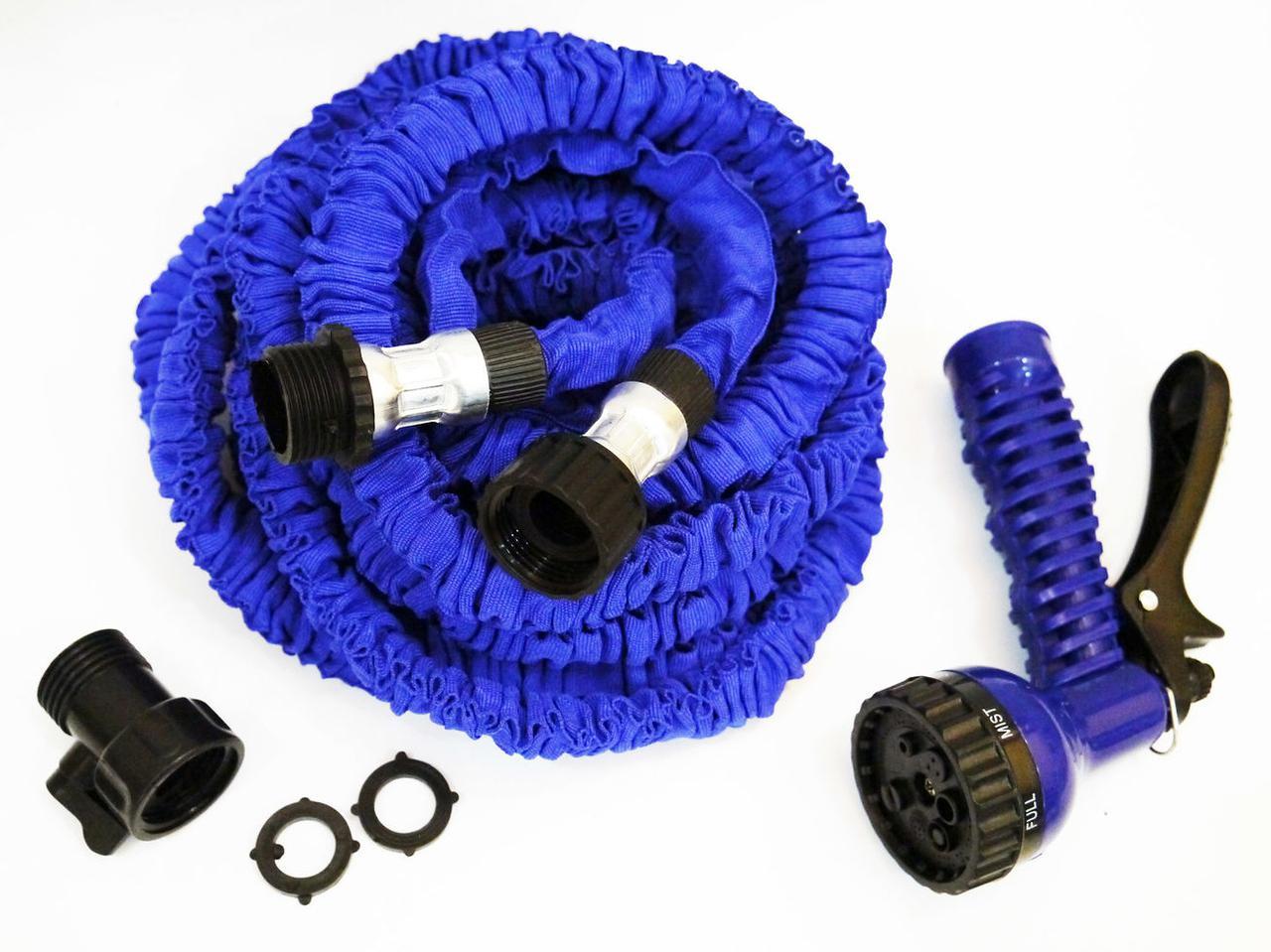 Шланг садовий поливальний X-hose 15 метрів з розпилювачем, фото 1