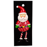 Новорічна ялинкова іграшка - фігурка Дід Мороз, 13 см, червоний, полірезин (001583-4), фото 2