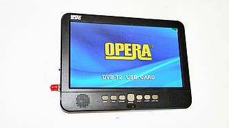 10" TV Opera 1002 Портативний телевізор з Т2