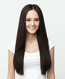 Волосся на стрічках 60 см. Колір #02 Гіркий шоколад, фото 3